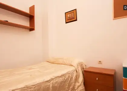 Habitación en un apartamento compartido de 15 habitaciones en alquiler en Pajaritos, ideal para mujeres y profesionales. en Granada